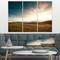 Designart - Pathway over Mountains At Sunset - Oversized Landscape Canvas Art